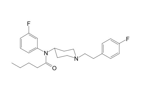 N-(3-Fluorophenyl)-N-(1-[2-(4-fluorophenyl)ethyl]piperidin-4-yl)pentanamide