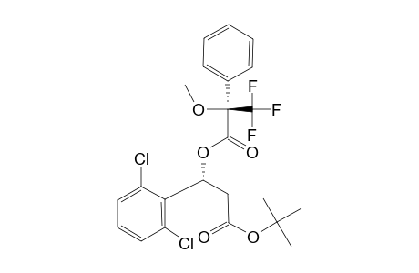 TERT.-BUTYL-3-[METHOXY-(TRIFLUOAREMETHYL)-PHENYL-ACETIC-ACID]-3-(2,6-DICHLOROPHENYL)-PROPANOATE