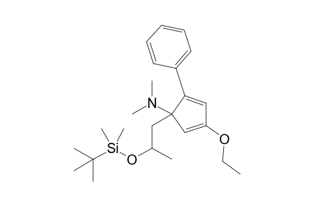 1-[2-[tert-butyl(dimethyl)silyl]oxypropyl]-4-ethoxy-N,N-dimethyl-2-phenyl-1-cyclopenta-2,4-dienamine