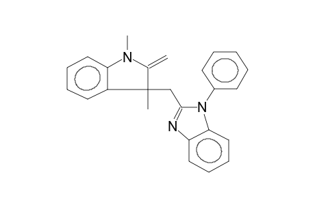 1,3-DIMETHYL-2-METHYLENE-3-(1-PHENYL-2-BENZIMIDAZOLYLMETHYLENE)INDOLINE