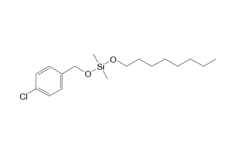 Silane, dimethyl(4-chlorobenzyloxy)octyloxy-