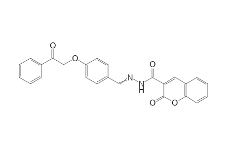 2-Oxo-N'-(4-(2-oxo-2-phenylethoxy)benzylidene)-2H-chromene-3-carbohydrazide