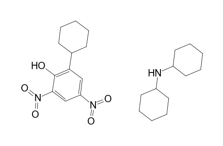 Phenol, 2-cyclohexyl-4,6-dinitro-, compd. with N-cyclohexylcyclohexanamine (1:1)