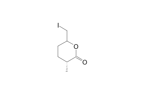 2-Methyl-5-hydr4oxy-6-iodohexanoic acid - Lactone