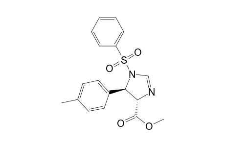 trans-4-(Methoxycarbonyl)-5-(4-methylphenyl)-1-N-benzenesulfonyl-2-imidazoline