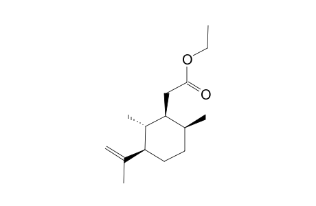 Ethyl [(2R,3R,6R)-2,6-dimethyl-3-isopropenylcyclohexyl]acetate isomer