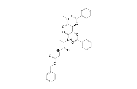 (5S,8S,9S)-1-Benzyl-10-methyl 8,9-bis(benzoyloxy)-4,7-dioxo-5-methyl-3,6-diazadecanedicarboxylate