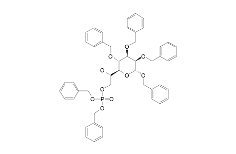 BENZYL-2,3,4-TRI-O-BENZYL-7-O-DIBENZYLPHOSPHONO-D-GLYCERO-ALPHA-D-MANNOHEPTOPYRANOSE