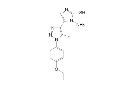 1-Amino-2-mercapto-5-[1-(4-ethoxyphenyl)-5-methyl-1,2,3-triazol-4-yl]-1,3,4-triazole