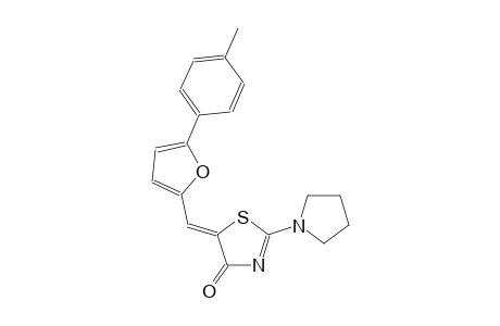 (5Z)-5-{[5-(4-methylphenyl)-2-furyl]methylene}-2-(1-pyrrolidinyl)-1,3-thiazol-4(5H)-one
