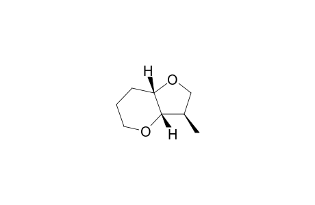 (+-)(3,R3aS,7aS)-3-Methylhexahydro-4H-furo[3,2-b]pyran isomer