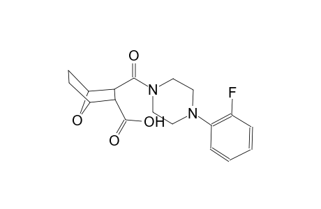 3-{[4-(2-fluorophenyl)-1-piperazinyl]carbonyl}-7-oxabicyclo[2.2.1]heptane-2-carboxylic acid