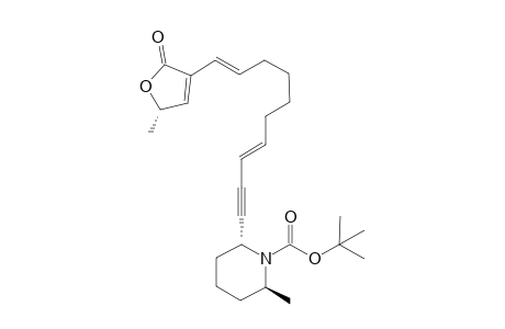(2R,6S)-2-[(3E,9E)-10-[(2S)-5-keto-2-methyl-2H-furan-4-yl]deca-3,9-dien-1-ynyl]-6-methyl-piperidine-1-carboxylic acid tert-butyl ester
