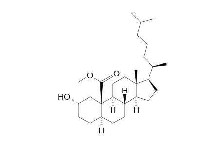 5.alpha.-Cholestan-19-oic acid, 2.alpha.-hydroxy-, methyl ester