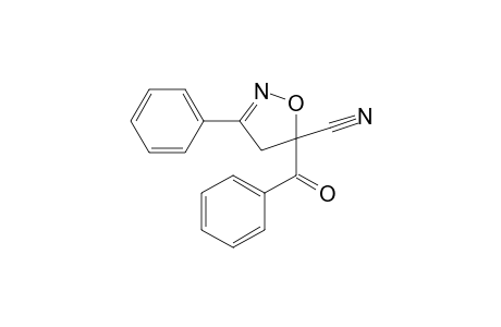 5-Benzoyl-3-phenyl-4,5-dihydroisoxazole-5-carbonitrile