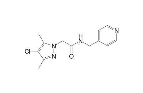 1H-Pyrazole-1-acetamide, 4-chloro-3,5-dimethyl-N-(4-pyridinylmethyl)-