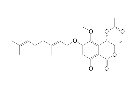 CIS-2-ACETOXY-5-METHOXY-6-GERANYLOXYMELLEIN