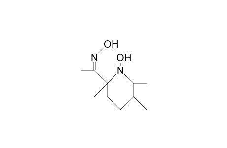 2-Acetyl-2,5,6-trimethyl-1-hydroxy-piperidine oxime