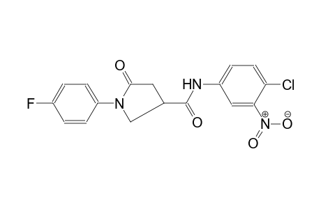 3-pyrrolidinecarboxamide, N-(4-chloro-3-nitrophenyl)-1-(4-fluorophenyl)-5-oxo-