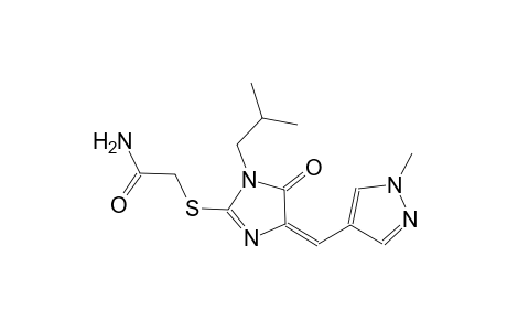 2-({(4E)-1-isobutyl-4-[(1-methyl-1H-pyrazol-4-yl)methylene]-5-oxo-4,5-dihydro-1H-imidazol-2-yl}sulfanyl)acetamide