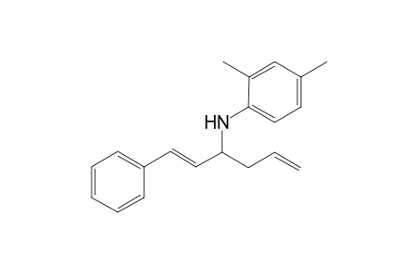 (E)-N-[1-(2-Phenylethenyl)buten-3-yl]-N-(o,p-dimethylphenyl)-amine