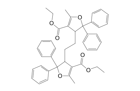 1,2-Bis(4-ethoxycarbonyl-5-methyl-2,2-diphenyl-2,3-dihydro-3-furyl)ethane