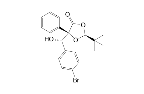 (2S,5R,1'S)-2-(tert-butyl)-5-[1'-hydroxy1'-(4-bromophenyl)methyl]-5-phenyl-1,3-dioxolane-4-one