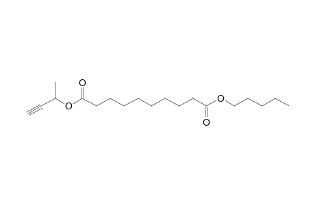 Sebacic acid, but-3-yn-2-yl pentyl ester