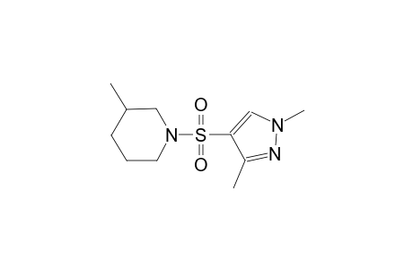 1-[(1,3-dimethyl-1H-pyrazol-4-yl)sulfonyl]-3-methylpiperidine