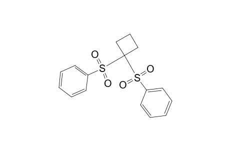 Benzene, 1,1'-[cyclobutylidenebis(sulfonyl)]bis-