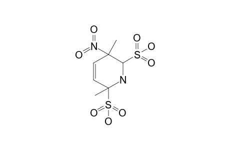 2,5-dimethyl-5-nitro-1,6-dihydropyridine-2,6-disulfonic acid