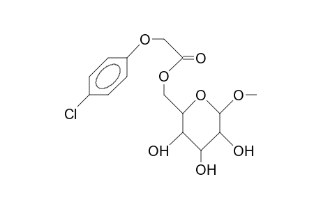 Methyl A-D-6-O-(4-chloro-phenoxy-acetyl)-mannopyranoside