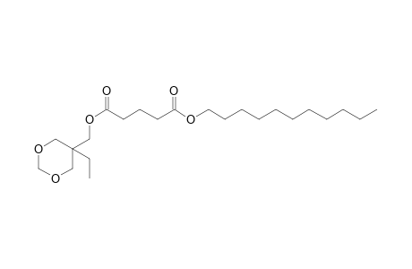 Glutaric acid, (5-ethyl-1,3-dioxan-5-yl)methyl undecyl ester