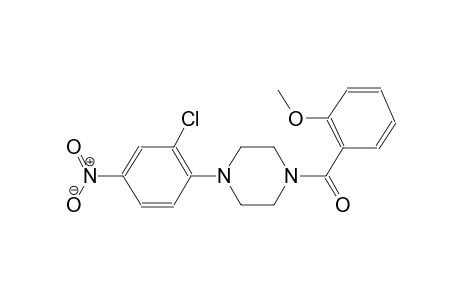 piperazine, 1-(2-chloro-4-nitrophenyl)-4-(2-methoxybenzoyl)-