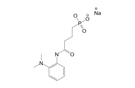 SODIUM-HYDROGEN-3-[2-(DIMETHYLAMINO)-PHENYLCARBAMOYL]-PROPYLPHOSPONATE