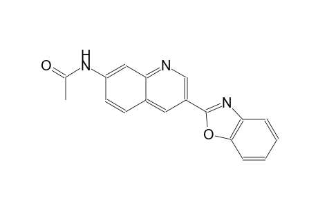 7-Acetamido-3-benzoxazol-2-ylquinoline