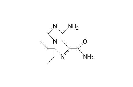 7-Amino-1-carbamoyl-3,3-diethyl-3H-imidazo(1,5-C)-imidazole