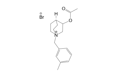 3-ACETOYLOXY-1-(3-METHYLBENZYL)-QUINUCLIDINIUM-BROMIDE