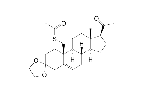 19-(Acetylsulfanyl)-3,3-(ethylenedioxy)-pregn-5-en-20-one