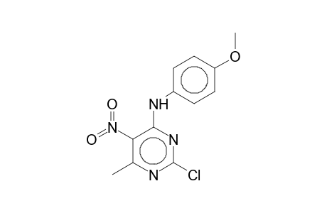 2-Chloro-N-(4-methoxyphenyl)-6-methyl-5-nitro-4-pyrimidinamine