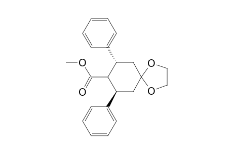Methyl-trans-2,6-diphenyl-4,4-ethylendioxycyclohexane-1-carboxylate