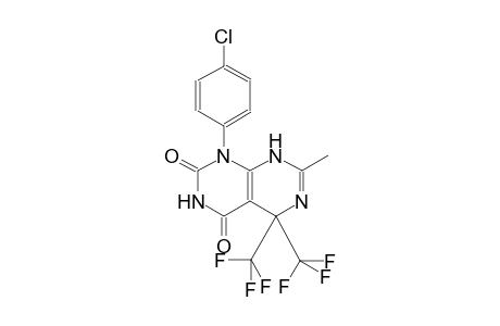 1-(4-chlorophenyl)-7-methyl-5,5-bis(trifluoromethyl)-5,8-dihydropyrimido[4,5-d]pyrimidine-2,4(1H,3H)-dione