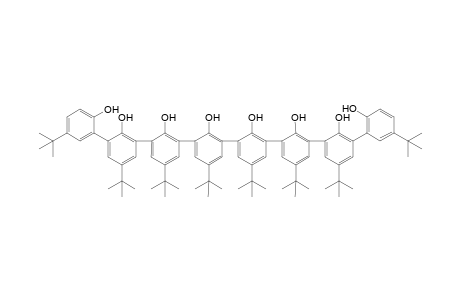 2,2',2",2"',2(IV),2(V),2(VI),2(VII)-Octahydroxy-5,5'-5",5"',5(IV),5(V),5(VI),5(VII)-octa-tertbutyl-1,1':3',1":3",1"':3"",1(IV):3(IV),1(V):3(V),1(IV):3(VI),1(VII)-octaphenyl