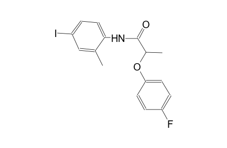 2-(4-fluorophenoxy)-N-(4-iodo-2-methylphenyl)propanamide