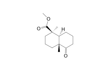 (1R,4aR,8aS)-1,4a-dimethyl-5-oxo-3,4,6,7,8,8a-hexahydro-2H-naphthalene-1-carboxylic acid methyl ester
