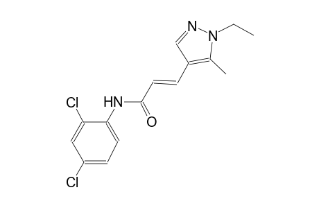 (2E)-N-(2,4-dichlorophenyl)-3-(1-ethyl-5-methyl-1H-pyrazol-4-yl)-2-propenamide
