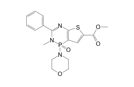 1-keto-2-methyl-1-morpholino-3-phenyl-thieno[3,2-c][1,5,2]diazaphosphorine-6-carboxylic acid methyl ester