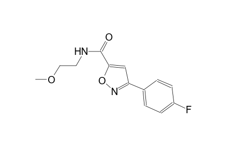 5-isoxazolecarboxamide, 3-(4-fluorophenyl)-N-(2-methoxyethyl)-