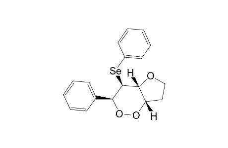 (+-)-(3S,4S,4aR,7aS)-4-phenylselanyl-3-phenyl-hexahydro-furo[3,2-c][1,2]dioxine