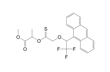 1-(Methoxycarbonyl)ethyl .alpha.-[1-(9-anthryl)-2,2,2-trifluoroethoxy]thioacetate
